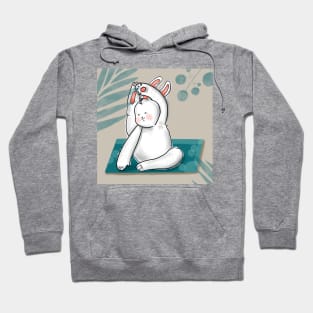 Bodypositive yoga bunny Hoodie